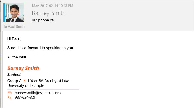 Email Signature Template for College Student Email Signatures for Students Professional Guide On