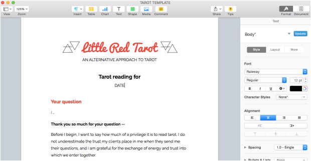Email Tarot Reading Template Q A How to Do Email Tarot Readings Little Red Tarot