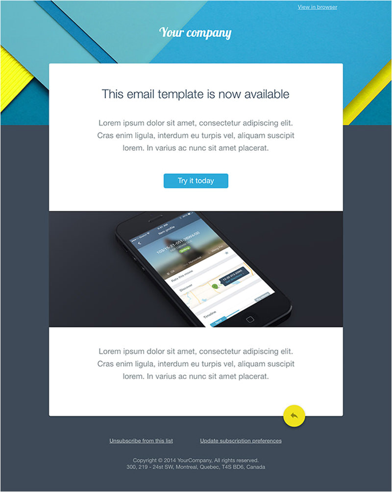 Email Template for Web Design Company 20 Free Business Newsletter Templates to Download Hongkiat