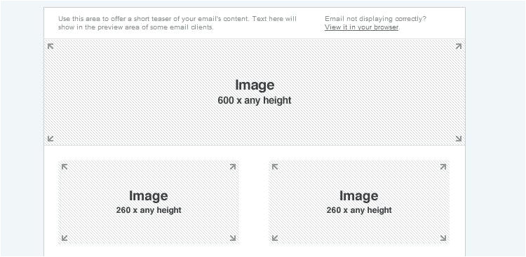 email template grid psd