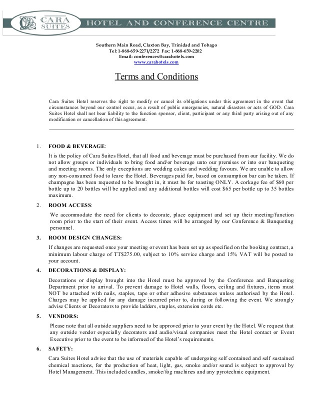 Email Terms and Conditions Template Terms and Conditions Template
