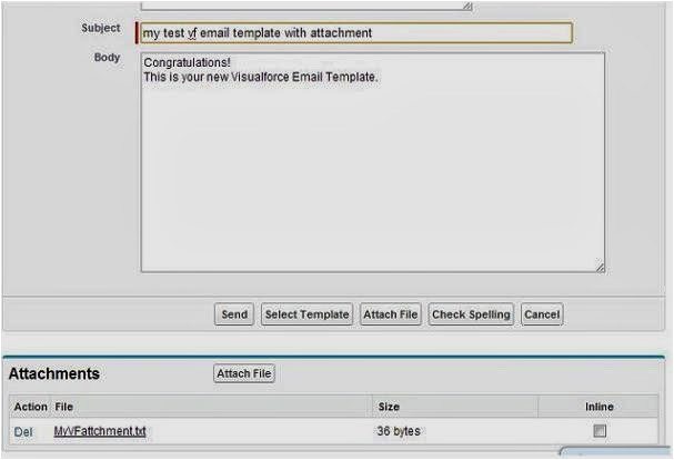 dynamic attachment in email template in