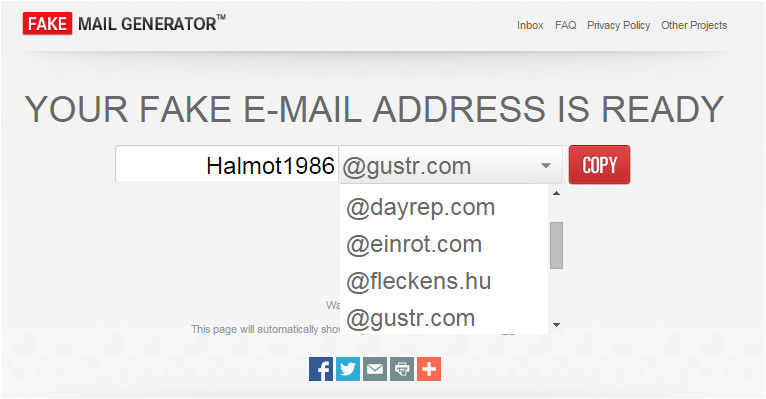 Fake Email Template Generator 1 Fake Email Template Generator 3 Best Online Email Address Generators