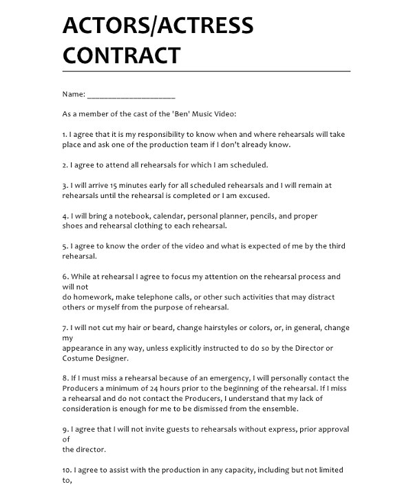 film production contract template pdf