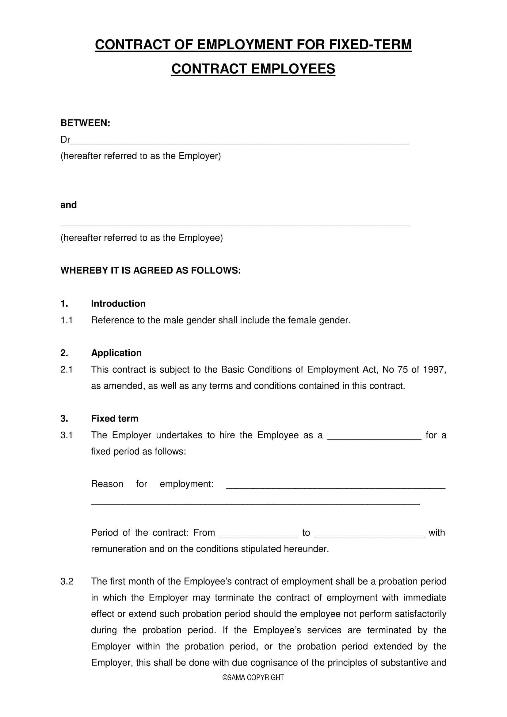 employment contracts