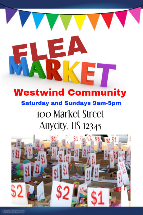 flea market flyer template