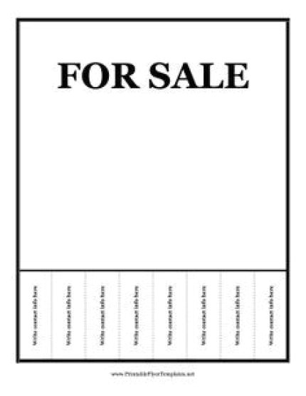 For Sale Flyer Template with Tabs 18 Tear Off Flyer Templates Excel Pdf formats