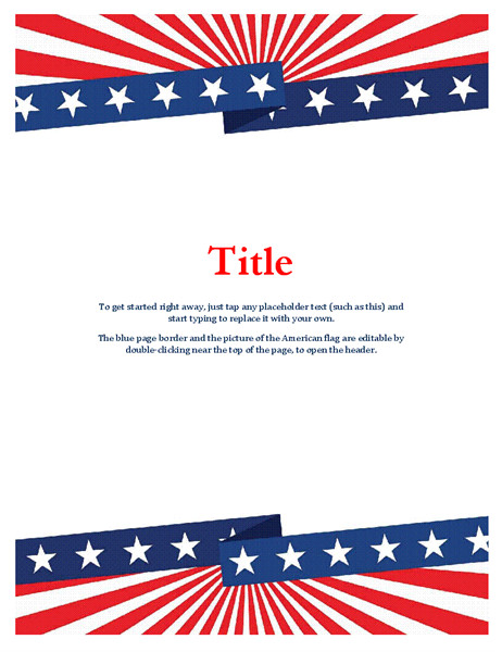 Free American Flag Flyer Template Flyers Office Com