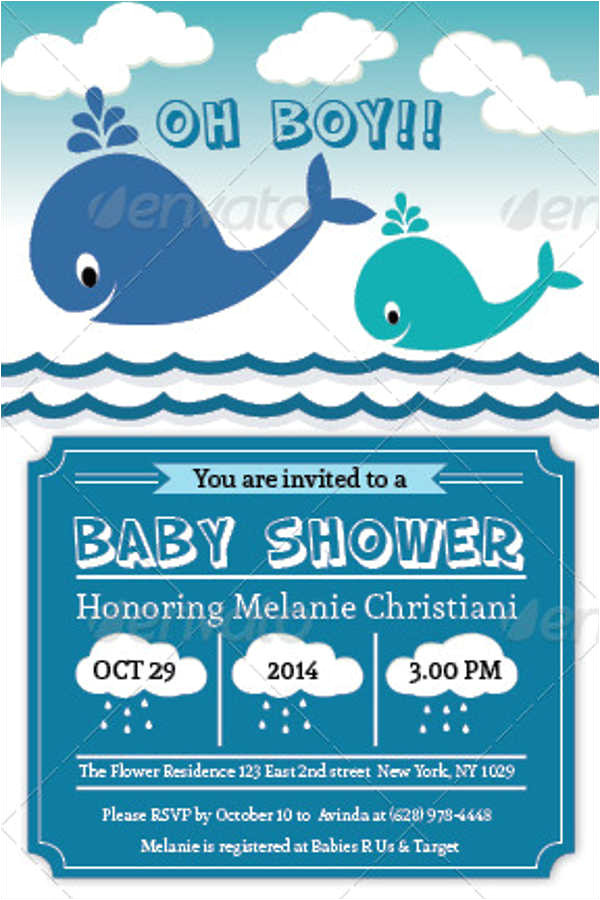 baby shower invitations design