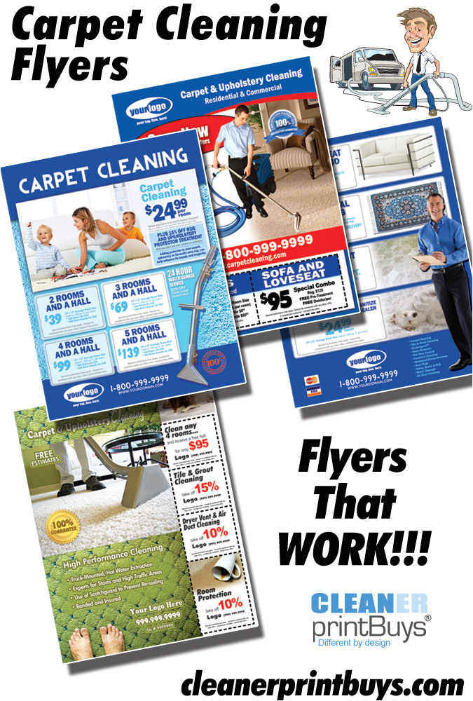 carpet cleaning flyers