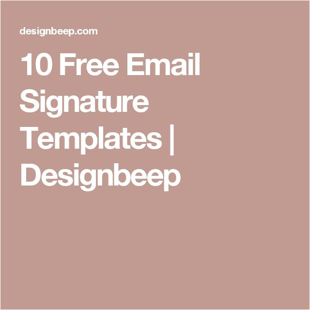 Free Dreamweaver Email Signature Template Printable Templates