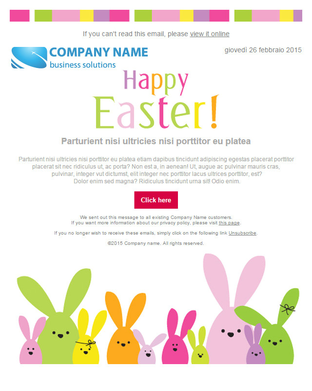 Free Easter Email Templates 54 Free Easter Email Templates for Sendblaster