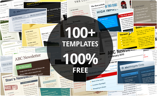 100 free html email templates