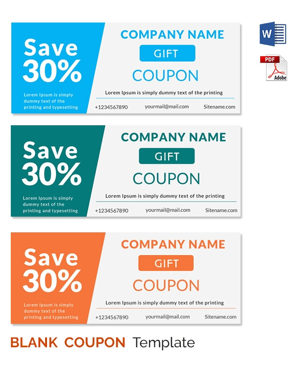 blank coupon template 32 free psd word eps jpeg format download