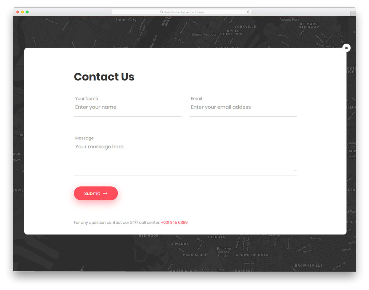 free html contact forms