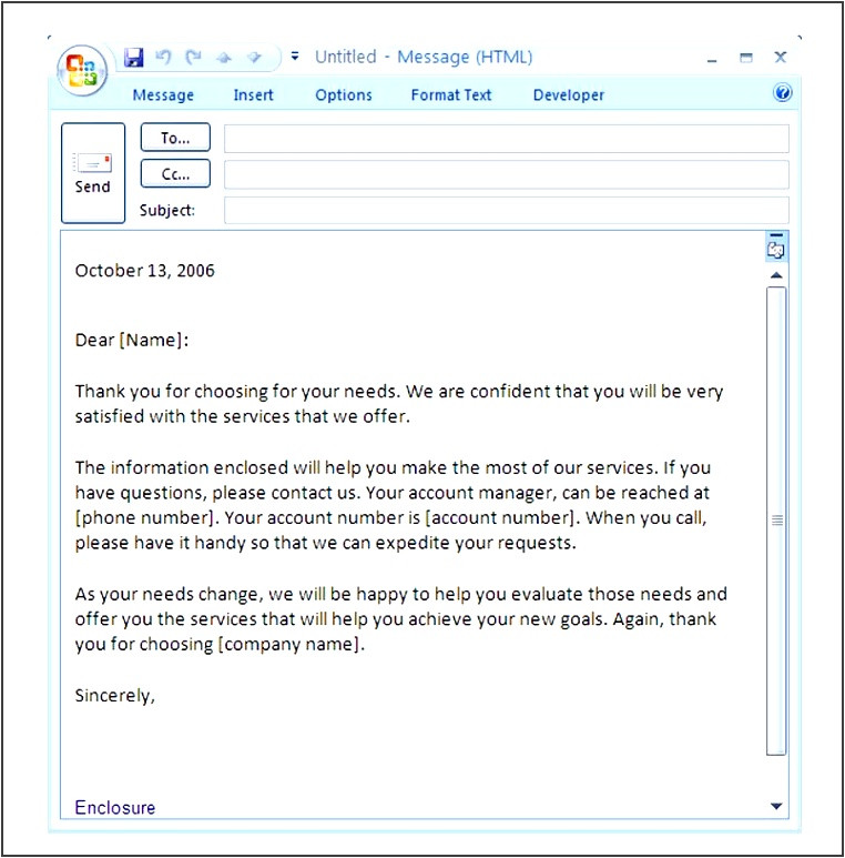 free business introduction email template in outlook lvirc