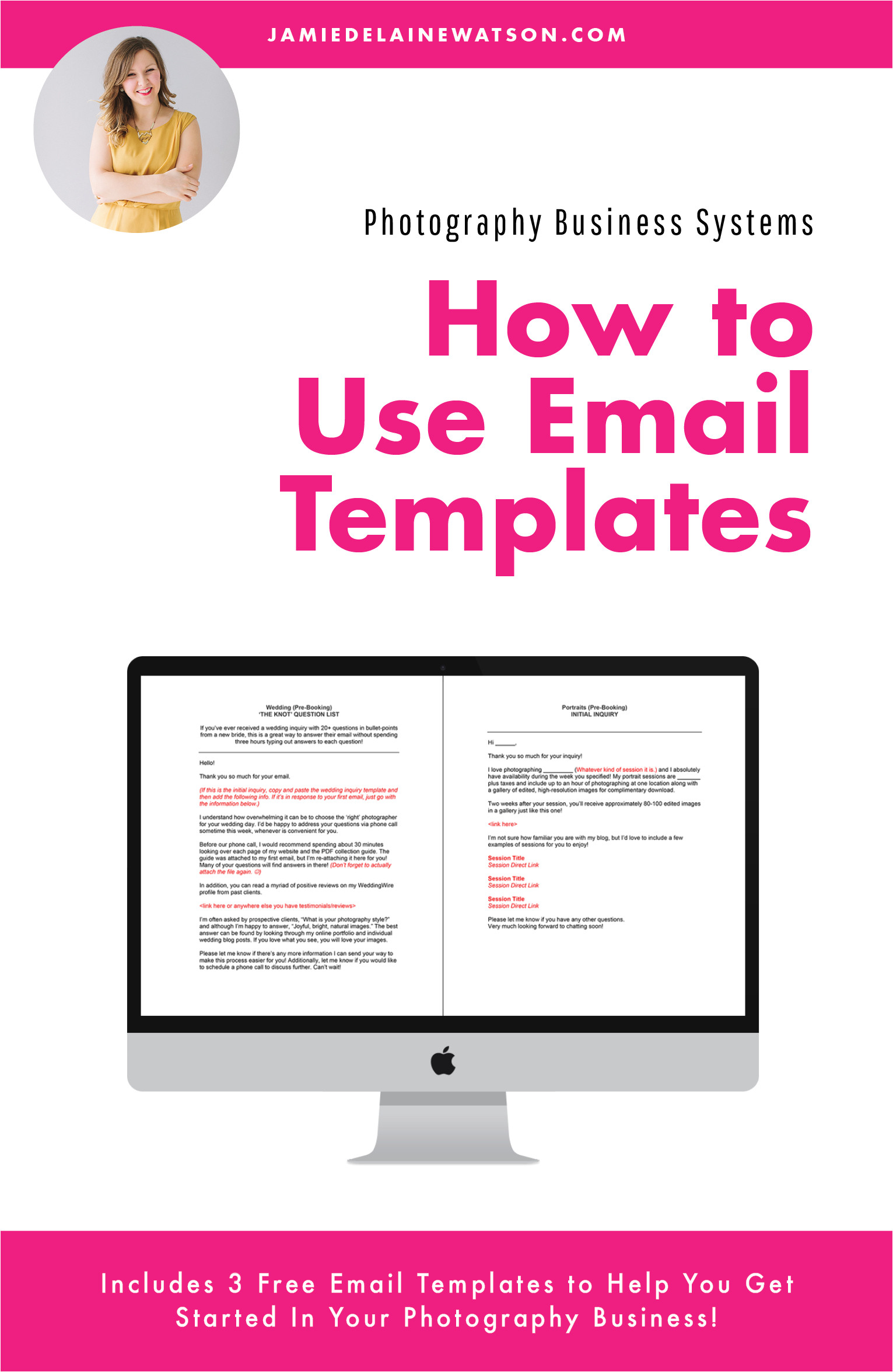 creating email templates to improve your client experience