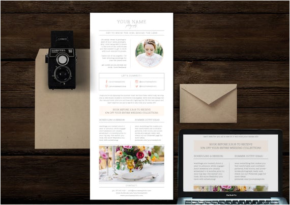 email newsletter template for