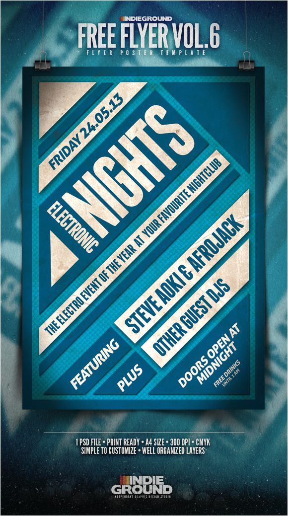 Free Flyers Templates Online Free Flyer Template Vol 6 Indieground Graphic Design