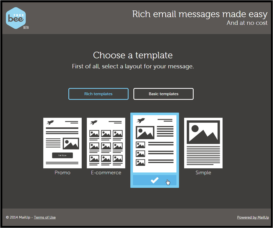 free online email editor html responsive design beefree mailup