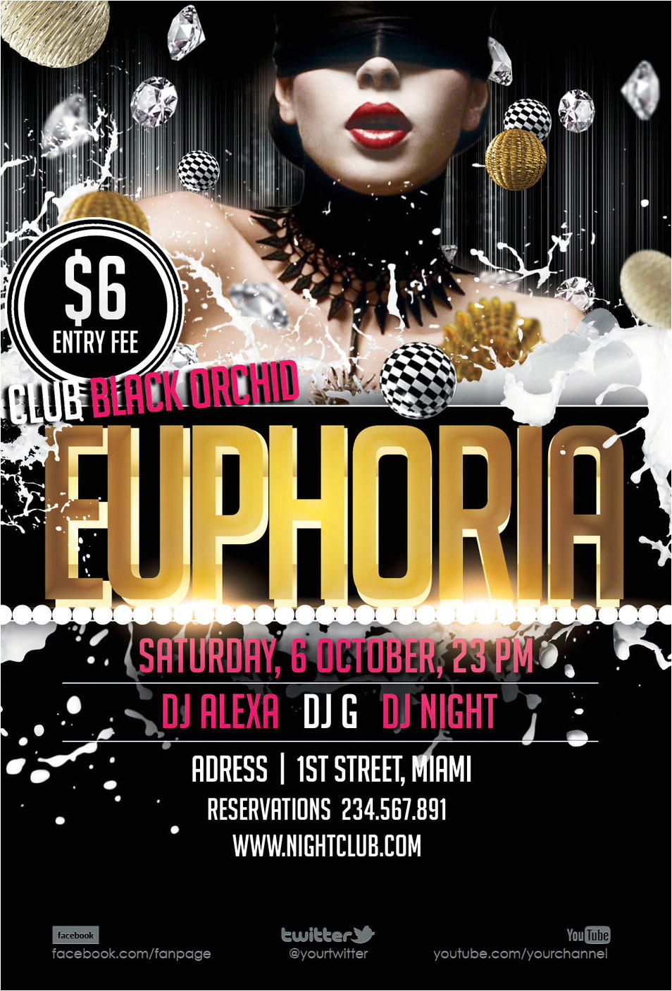 Free Nightclub Flyer Templates Download 60 Best Free Flyer Templates Psd Css Author