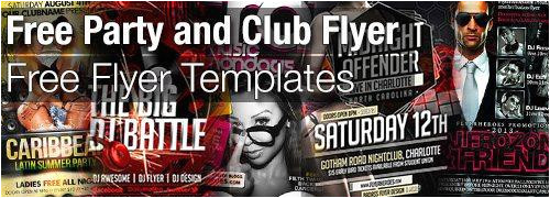 top 20 best club and party free psd flyer templates