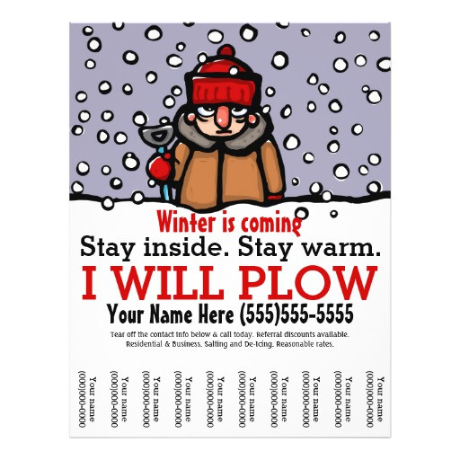 snow plowing plow service marketing template flyer 244005936475322694