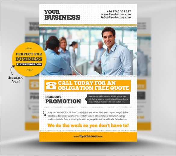 free business flyer template