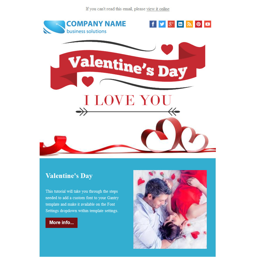 10 free valentines day email templates for sendblaster
