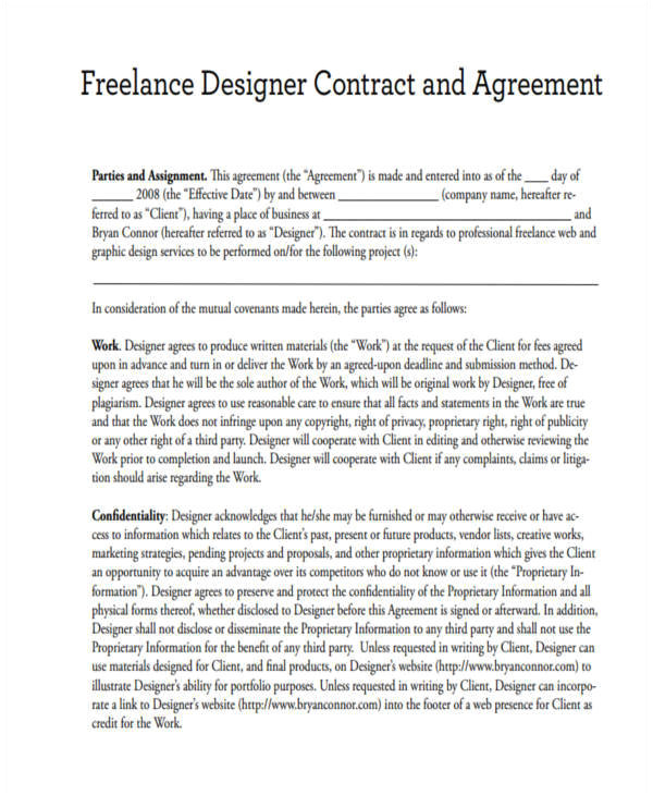 freelance contract templates