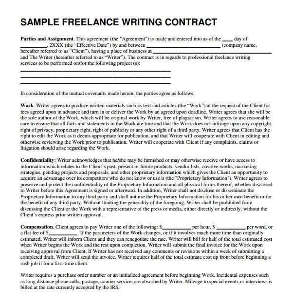 freelance proposal template