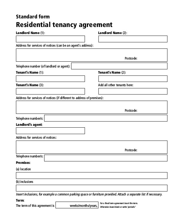 rental agreement contract