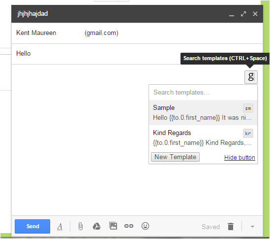 how to create custom email templates for gmail in chrome tip