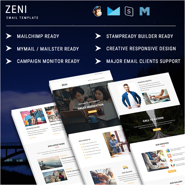 zeni responsive email template