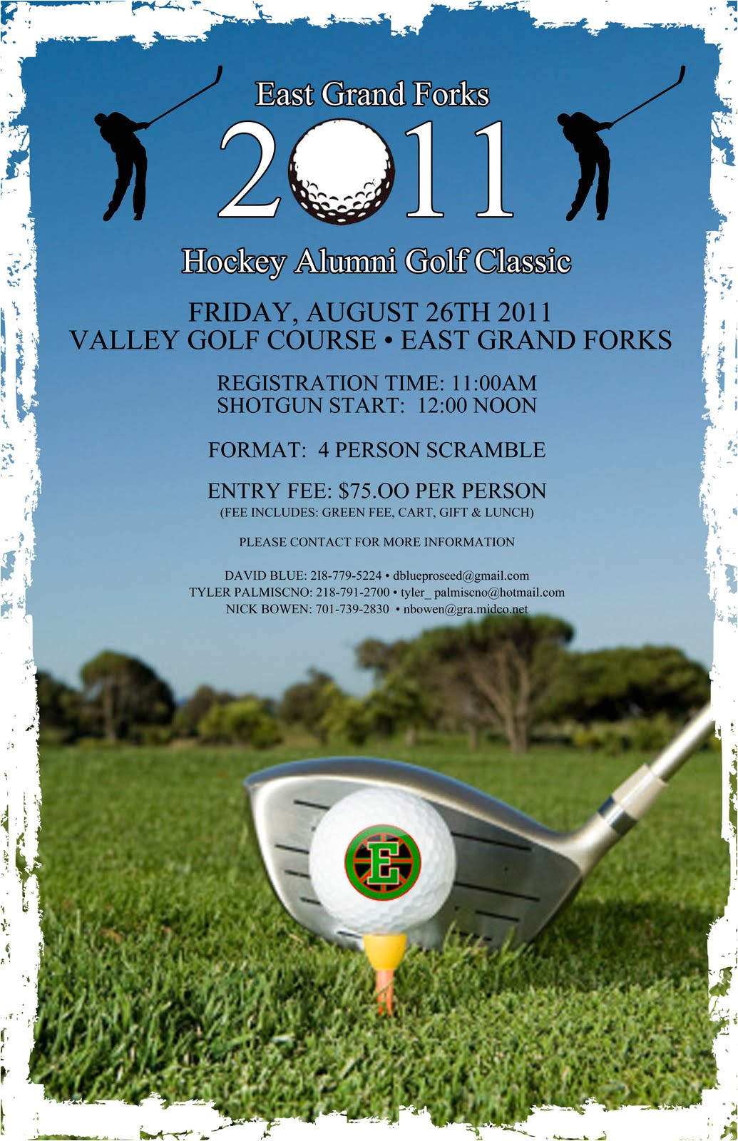 Golf Scramble Flyer Template Free East Grand forks Greenwave Hockey Golf tournament