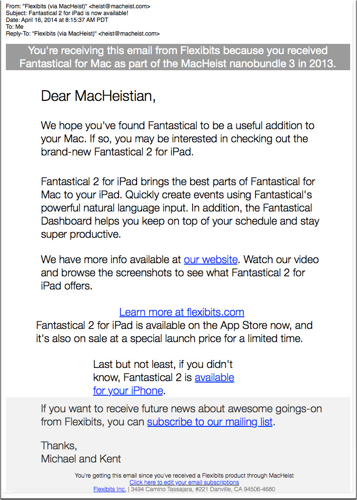 Good Email Templates Examples A Good Example Of 3rd Party Email Word to the Wise