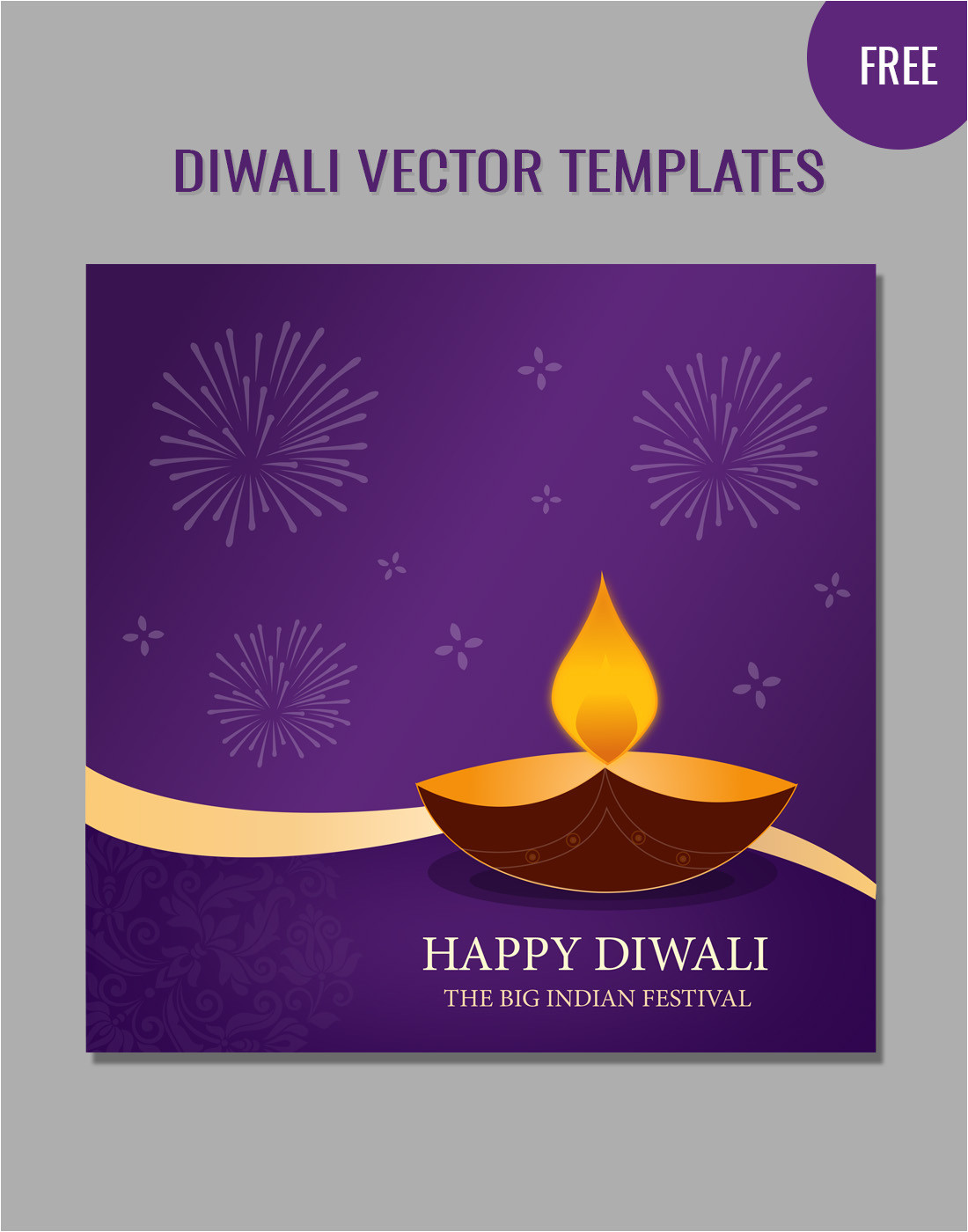 diwali vector templates
