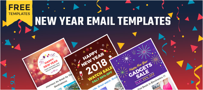 happy new years email templates