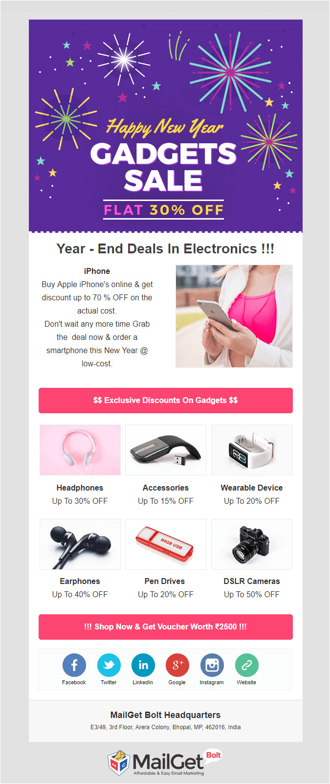 Happy New Year Email Template Free Download 5 New Year Holiday Email Templates 0 Download now