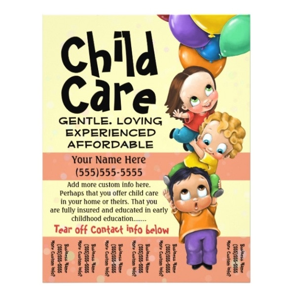 Home Daycare Flyer Templates 31 Elegant Daycare Flyers Word Psd Ai Eps Vector