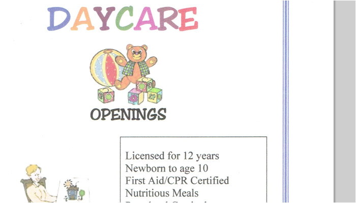 5 daycare flyers templates