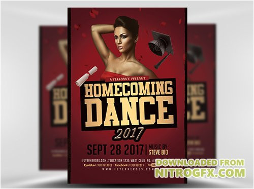 69933 flyer template homecoming dance 2017 2