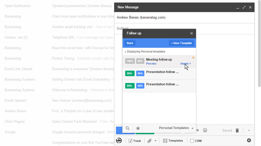 how to use email templates in gmail