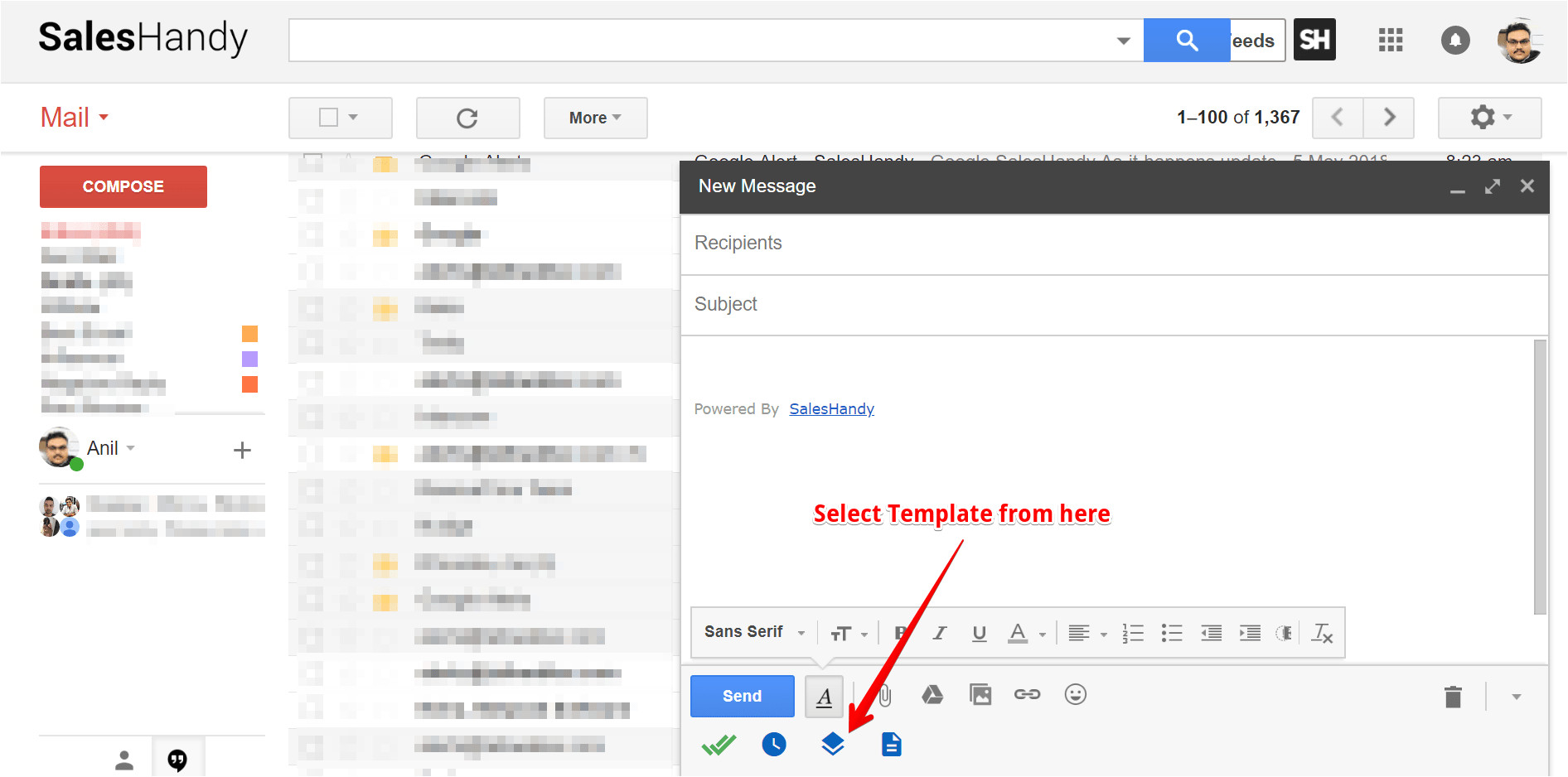 create send html email template in gmail