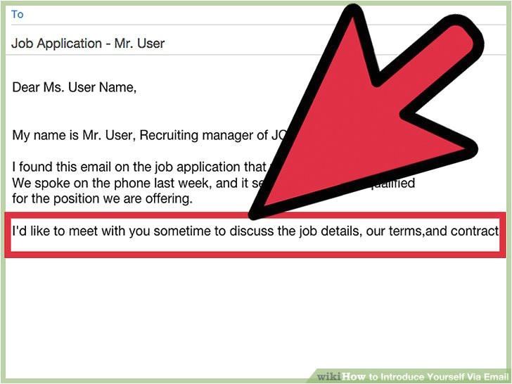 How to Introduce Yourself Via Email Template 3 Ways to Introduce Yourself Via Email Wikihow