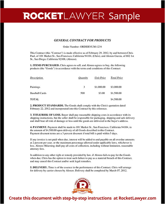 How to Make A Business Contract Template Business Contract Template Business Sales Agreement Sample