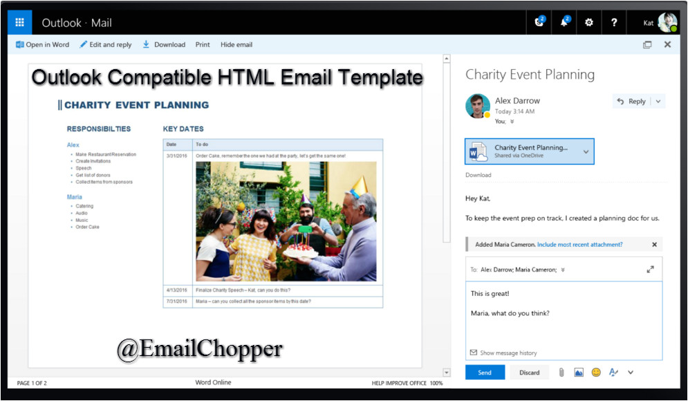 useful tips tricks to create outlook compatible html email template