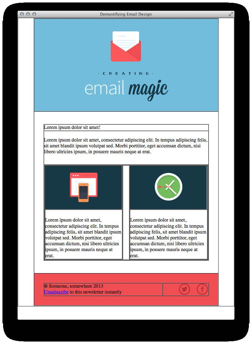 build an html email template from scratch webdesign 12770
