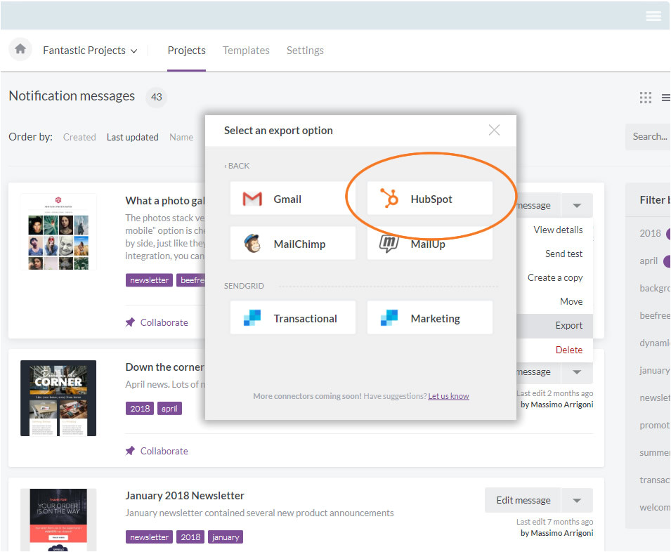 email editor for hubspot