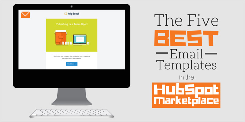 the 5 best email templates on the hubspot marketplace for content promotion